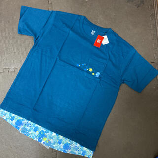 グラニフ(Design Tshirts Store graniph)の新品　グラニフ　半袖　Tシャツ　Ｍ　魚　フィッシュ　アクアリウム(Tシャツ/カットソー(半袖/袖なし))