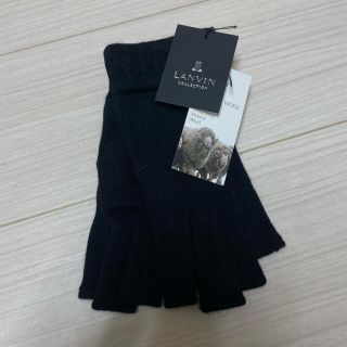 ランバンコレクション(LANVIN COLLECTION)のLANVIN Collection ランバンコレクション　手袋　黒　指先なし(手袋)