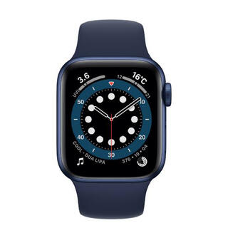 アップルウォッチ(Apple Watch)のアップルウォッチ6シリーズ(GPS+セルラー)44mmアルミスポーツブルー(腕時計(デジタル))