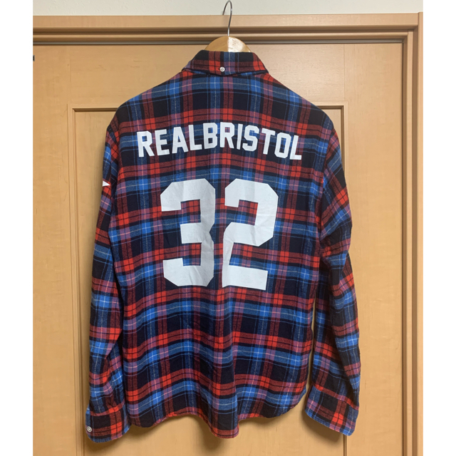 ブランドFCRB★春・秋用★ F.C.Real Bristol ネルシャツ　チェックシャツ