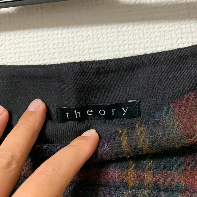 theory(セオリー)のセオリーのチェックスカート! レディースのスカート(ミニスカート)の商品写真