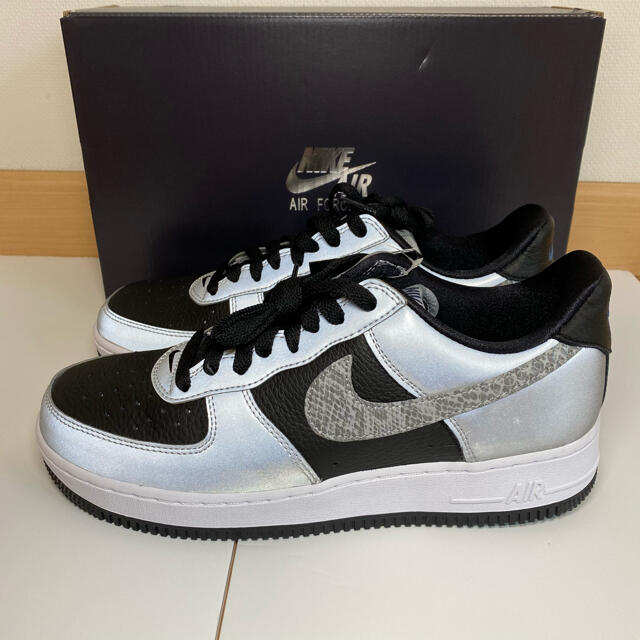 AF1 AIR FORCE 1 黒蛇　28cm  シルバー　リフレクター