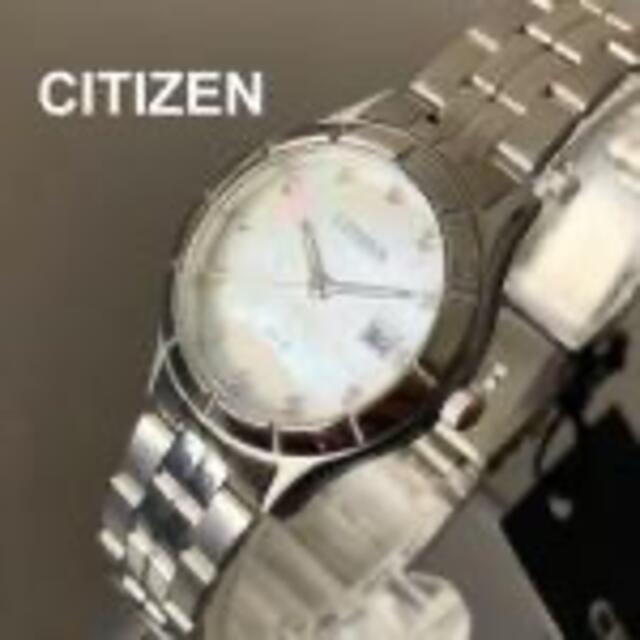 【新品】スワロフスキー ダイヤ12石★シチズン CITIZEN レディース腕時計