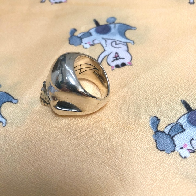 クレイジーピッグ　EVIL SKULL RING  キースリング