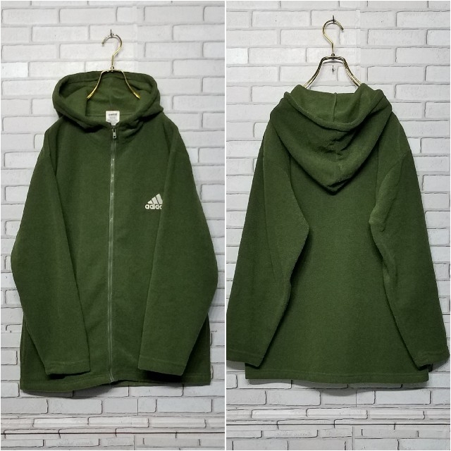 90s adidas パイル パーカー　日本製