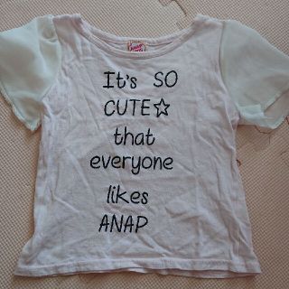 アナップキッズ(ANAP Kids)のアナップ 半袖 Tシャツ(Tシャツ/カットソー)