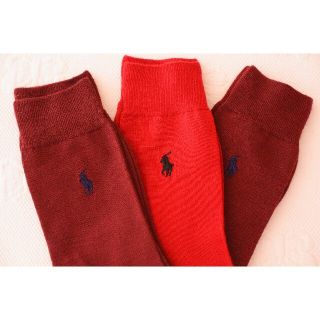 ポロラルフローレン(POLO RALPH LAUREN)のPOLO ポロラルフローレンのおしゃれなメンズソックス【3足セット】【新品】(ソックス)