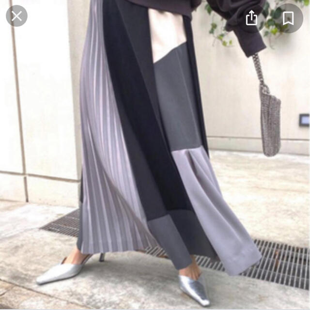 Ameri VINTAGE(アメリヴィンテージ)のAmeri VINTAGE COLOR SCHEME SKIRT レディースのスカート(ロングスカート)の商品写真