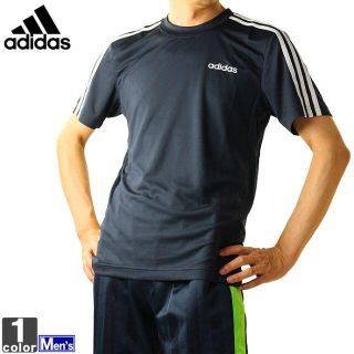 アディダス(adidas)の【新品未開封】アディダス★吸汗速乾半袖Ｔシャツ★2,959円の品★紺【Oサイズ】(Tシャツ/カットソー(半袖/袖なし))