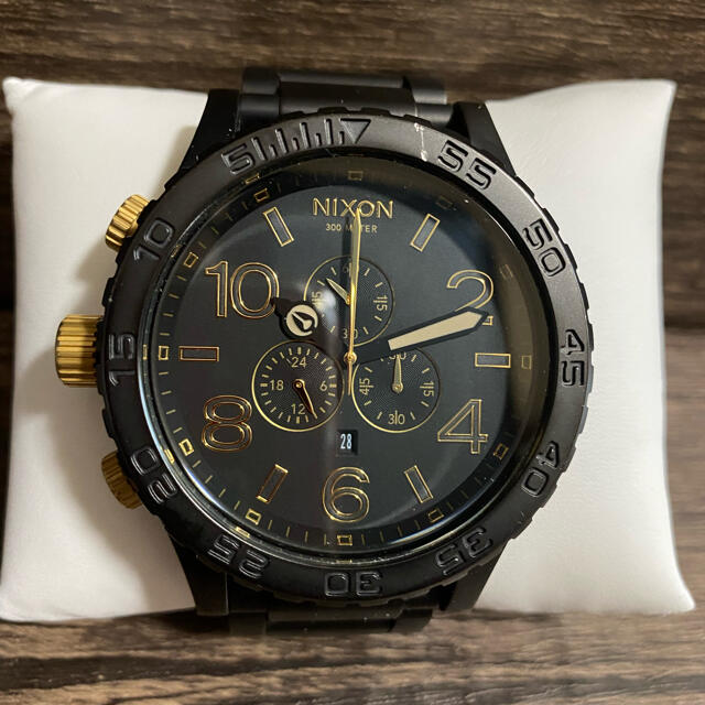 NIXON ニクソン 51-30 クロノグラフ ブラック ゴールド メンズ腕時計-