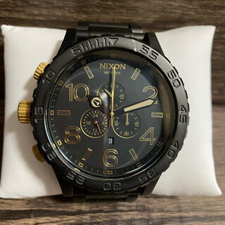 ニクソン(NIXON)のNIXON ニクソン 51-30 クロノグラフ ブラック ゴールド メンズ腕時計(腕時計(アナログ))