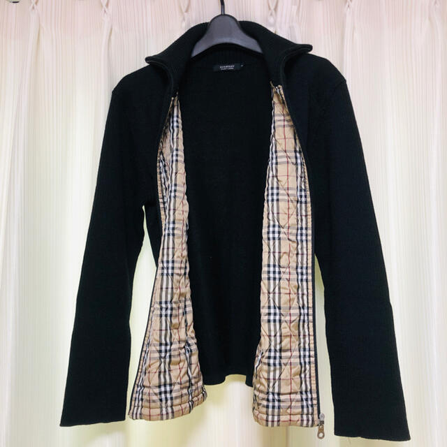 BURBERRY BLACK LABEL(バーバリーブラックレーベル)の2枚セット【BURBERRY BLACKLABEL】カーディガン・チェックパンツ メンズのトップス(カーディガン)の商品写真