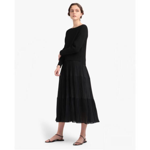 マキシワン Theory luxe - Theory luxe 21ss 異素材ワンピースの通販