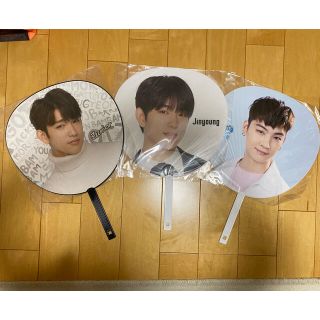 GOT7 うちわ JB ジニョン 3枚セット JYP(アイドルグッズ)