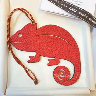 エルメス(Hermes)の希少♡新品 エルメス プティアッシュ カメレオン チャーム HERMES(チャーム)