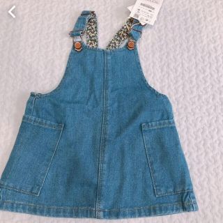 ザラキッズ(ZARA KIDS)のZARA baby デニム ジャンパースカート　86cm(ワンピース)