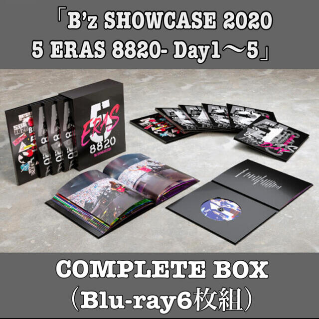 B’z 5 ERAS 8820 Day1～5 BOX（Blu-ray6枚組）