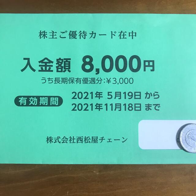 chika様専用西松屋 株主優待 8000円分+マクドナルド 1冊-