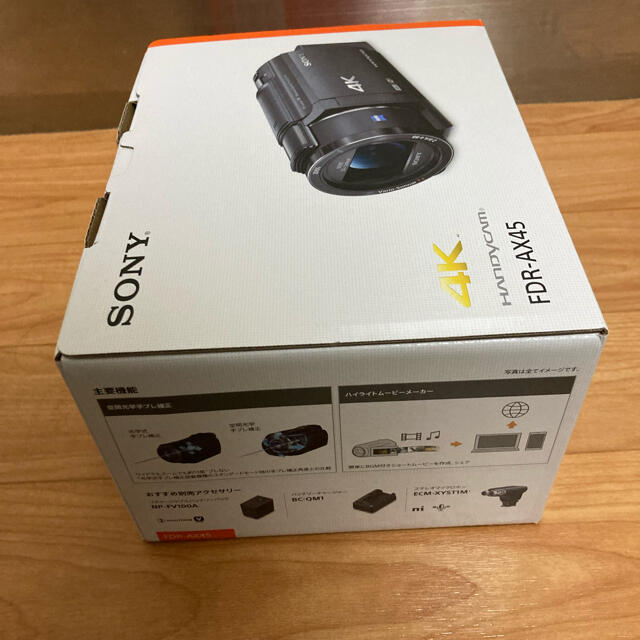 【新品未使用】SONY デジタル4Kビデオカメラ FDR-AX45