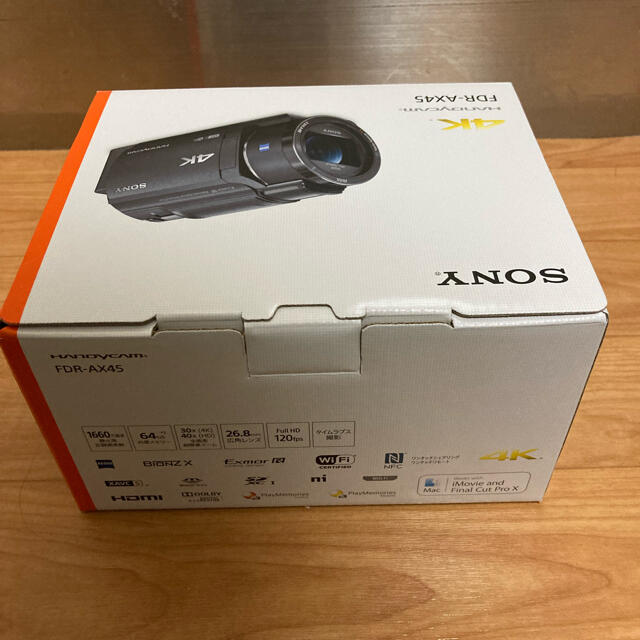 【新品未使用】SONY デジタル4Kビデオカメラ FDR-AX45