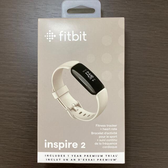 【送料無料】【新品】Fitbit inspire2  ルナホワイト