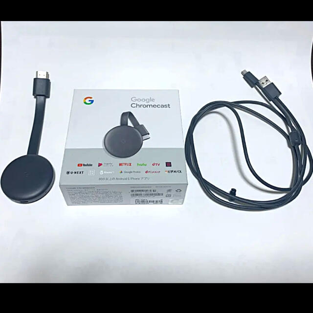 Google(グーグル)のGoogle Chromecast(クロームキャスト) スマホ/家電/カメラのスマホ/家電/カメラ その他(その他)の商品写真