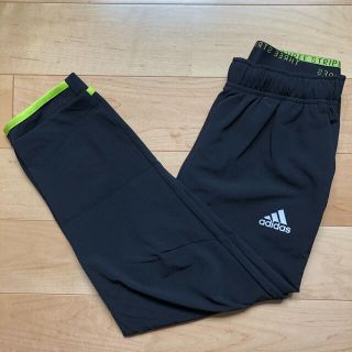 アディダス(adidas)のパンツ ジャージ アディダス adidas 黒×黄 130cm ☆新品未使用(パンツ/スパッツ)