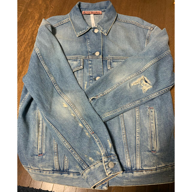 L'Appartement DEUXIEME CLASSE(アパルトモンドゥーズィエムクラス)のichien様専用　　　　　　　　　　　　　ACNE DENIM JACKET  レディースのジャケット/アウター(Gジャン/デニムジャケット)の商品写真