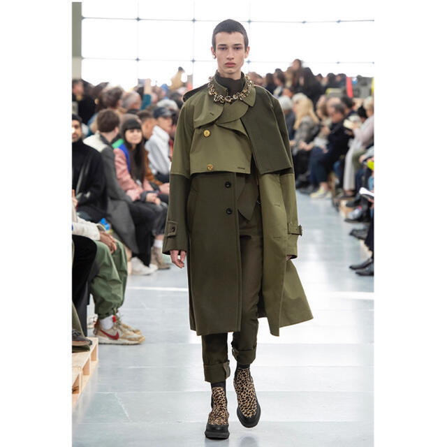 sacai 20aw CottonGabardineWoolMeltonCoat