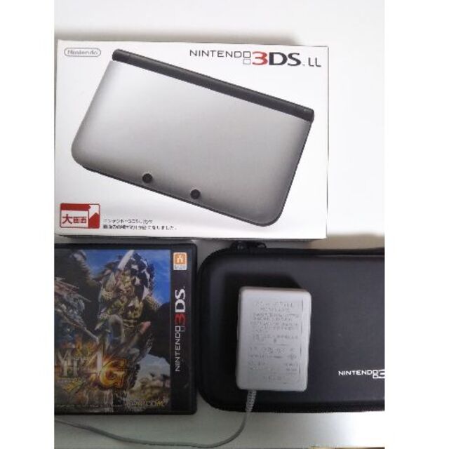 MORI　任天堂 3DS LL モンハン4Gソフト付