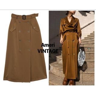 アメリヴィンテージ(Ameri VINTAGE)のtun様専用　AMERI 3WAY TRENCH DRESS （スカートのみ）(ロングスカート)