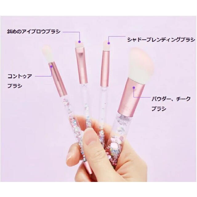 ETUDE HOUSE(エチュードハウス)のエチュードハウス ブラシセット ETUDE ブラシ コスメ/美容のメイク道具/ケアグッズ(ブラシ・チップ)の商品写真