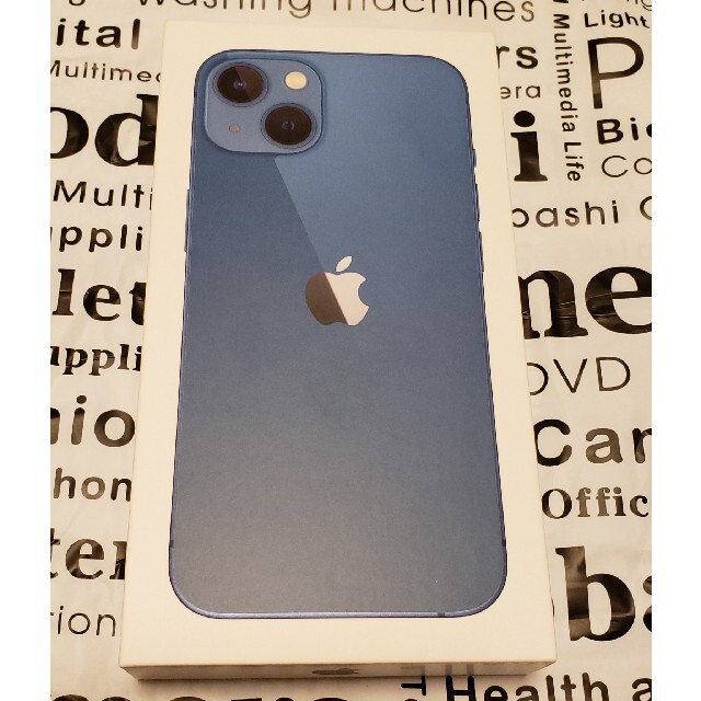 最新デザインの iPhone - SIMフリー 128GB ブルー 【新品未開封】Iphone13 スマートフォン本体