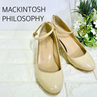 マッキントッシュフィロソフィー(MACKINTOSH PHILOSOPHY)のあささん様専用✨マッキントッシュフィロソフィー✨アーモンドトゥ つやつやパンプス(ハイヒール/パンプス)