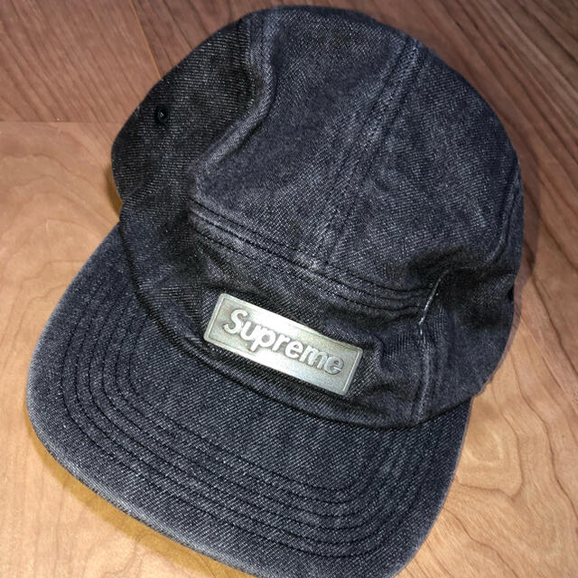 Supreme Metal Plate Camp Cap black