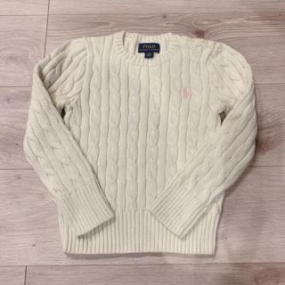 ポロラルフローレン(POLO RALPH LAUREN)のポロラルフローレン　ケーブルニット　ホワイト(ニット)