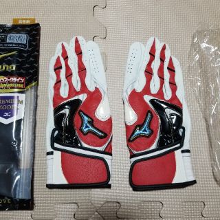 ミズノ(MIZUNO)のポン様専用 新品 ミズノプロ バッティンググローブ 両手セット 羊革 24センチ(その他)