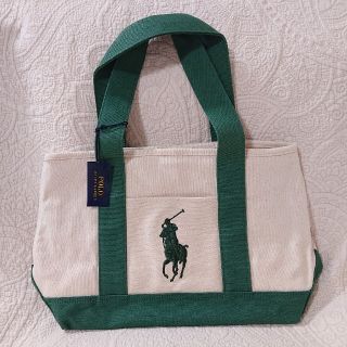 ポロラルフローレン(POLO RALPH LAUREN)の新品 ポロ ラルフローレン トートバッグ グリーン(トートバッグ)