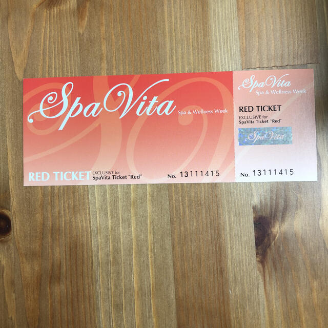 Spa Vita RED TICKET スパヴィータ レッドチケット