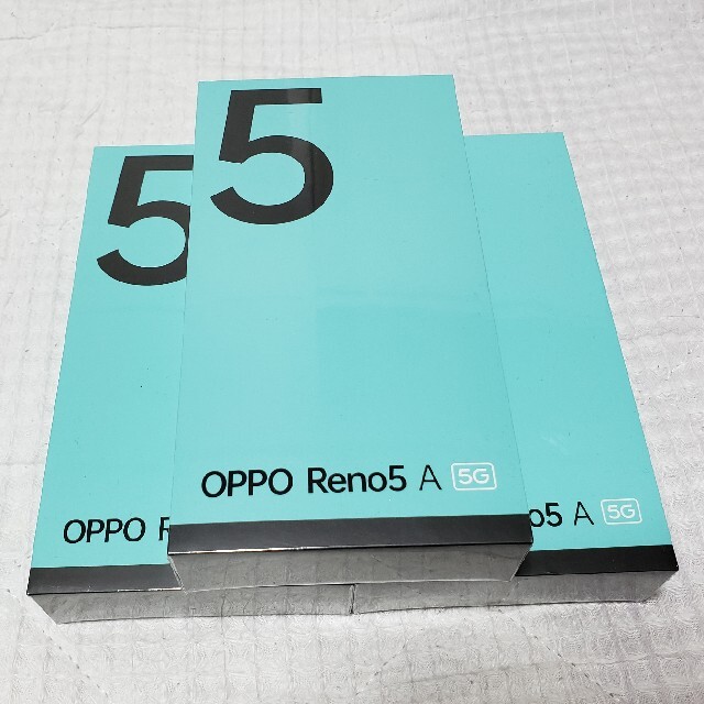 OPPO - OPPO  reno5a 新品未開封 3台セット★ワイモバイル版simフリー