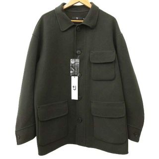 ユニクロ(UNIQLO)のユニクロ +J ダブルフェイスオーバーサイズワークジャケット M ダークグレー(その他)