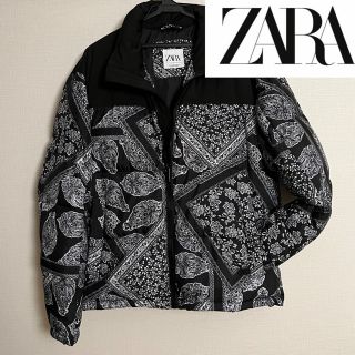 【美品】ZARA ペイズリーダウンジャケット