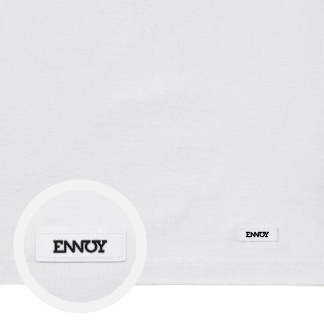 ennoy PACK T-SHIRTS 1枚 Lサイズ 左裾ロゴ