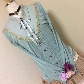 アクシーズファム(axes femme)の新品 axes femme  リボンブロッキングプルオーバー(カットソー(長袖/七分))