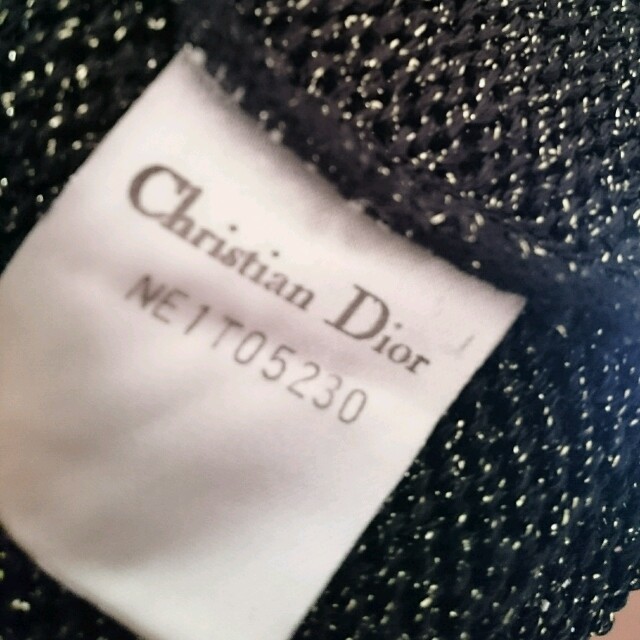 Christian Dior(クリスチャンディオール)のChristianDior ゴールドラメワンピース レディースのワンピース(ひざ丈ワンピース)の商品写真