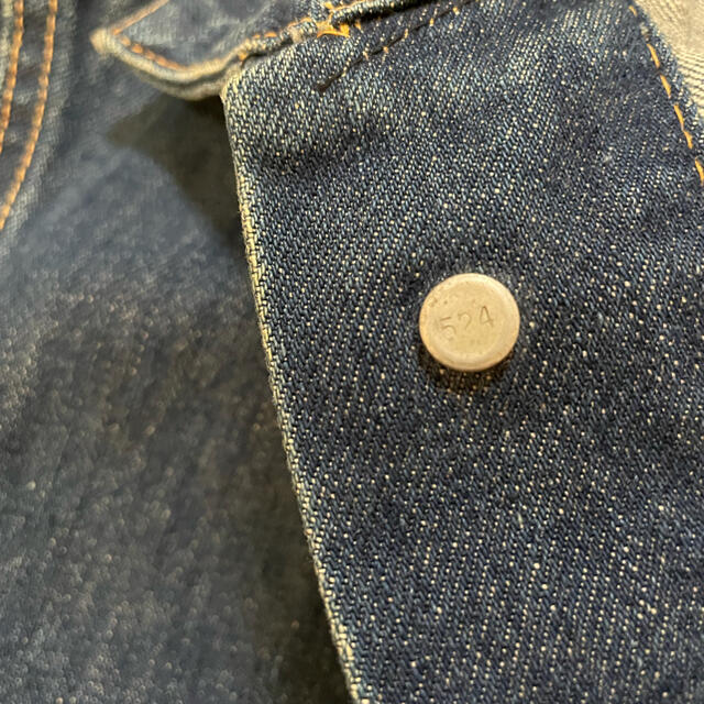 Levi's(リーバイス)のレア リーバイス71205BIGE デカパッチ サイズ42 1966年頃 メンズのジャケット/アウター(Gジャン/デニムジャケット)の商品写真