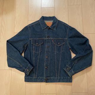 リーバイス(Levi's)のレア リーバイス71205BIGE デカパッチ サイズ42 1966年頃(Gジャン/デニムジャケット)