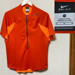 ナイキ(NIKE)のNIKE ドライフィット　シャツ　オレンジ(ポロシャツ)