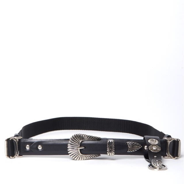 TOGA VIRILIS Leather Nylon Belt - ベルト