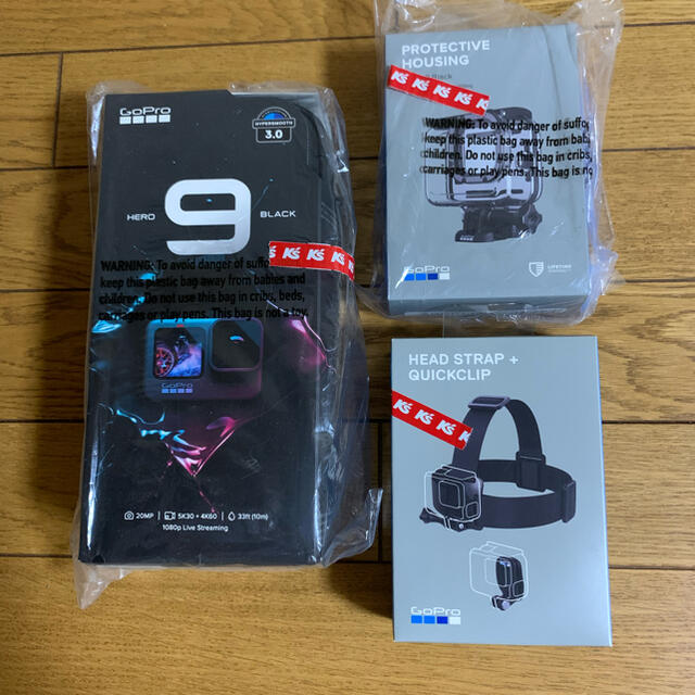 GoPro HERO９BLACK   防水ケース　ヘッドバンド　３点セット